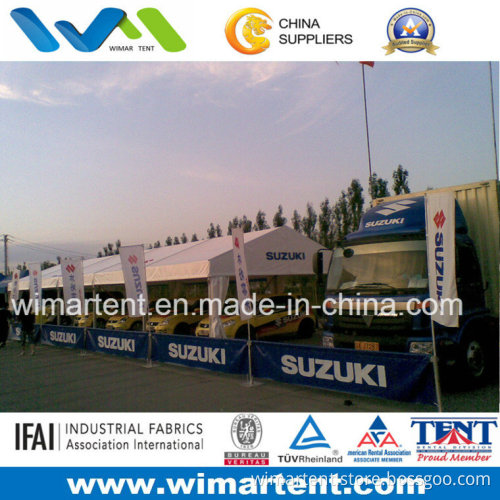 3mx12m White Aluminum PVC Tent for Car Exhibition
